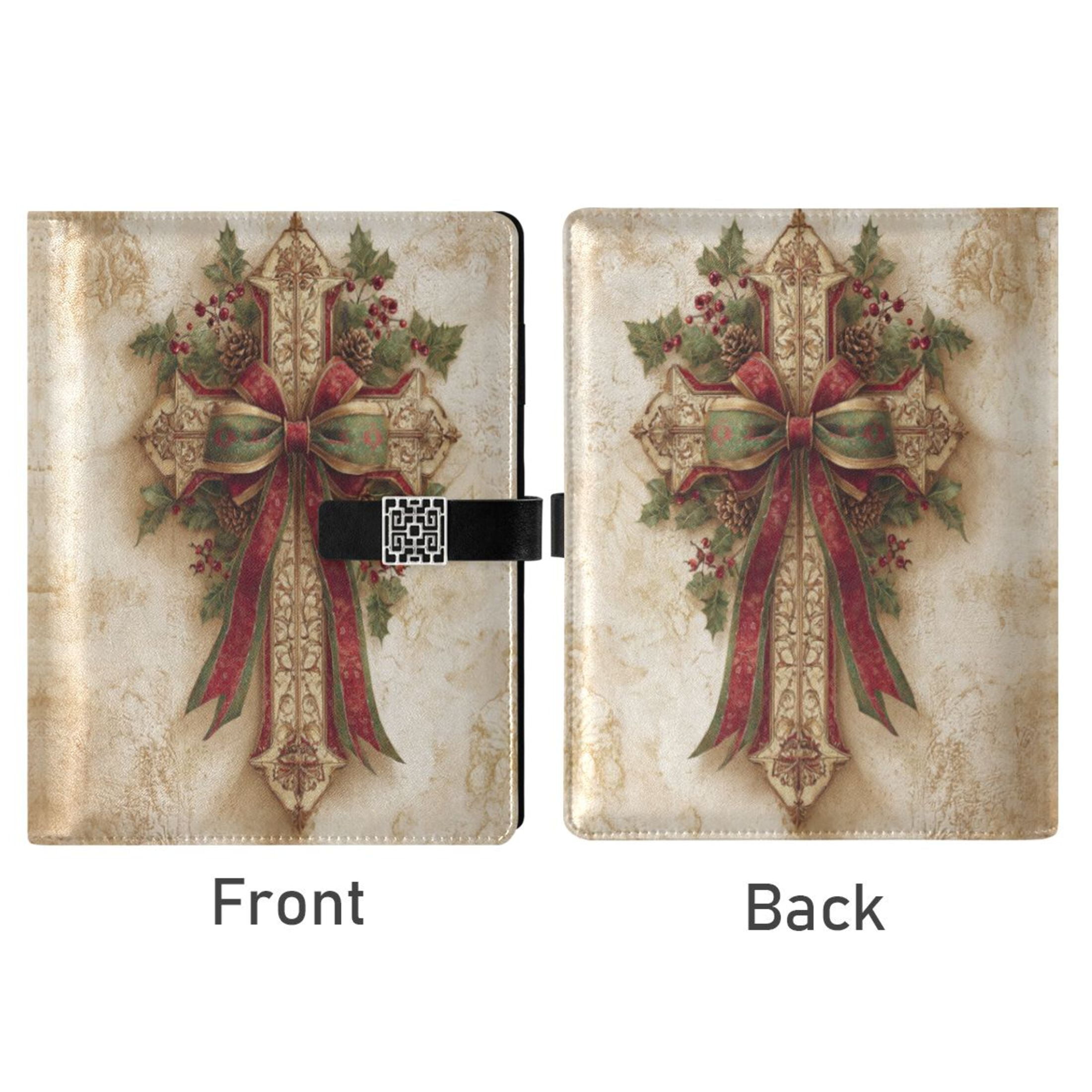 Leather Planner Leather Notebook Notebook Journal Binder Design Pen Pocket Design Convenient for Storage Lovely Christmas Cross