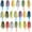 20pcs, variant on Silicone Jig Skirts Replacement Spinnerbait Bass Fishing Jigs Soft Lures Multi-Color Quick Change Fishing Umbrella Skirts DIY Lure Making Supplies 10/20pcs