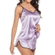 thumbnail image 4 of Pijamas informales y transpirables para mujer, lencería sexy, conjunto de camisola y pantalones cortos, ropa de dormir de dos piezas, pijamas cómodos para el hogar, 4 of 8