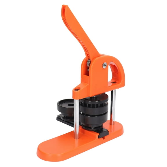Machine à Boutons, Kit de Presse à Boutons DIY avec 400 Pcs Pièces de Boutons, Outil de Découpe de Papier, 2 Lames, 2 Clés d'Installation, Machine à Goupilles Détachable pour Entreprises, Familles