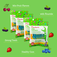 thumbnail image 3 of Plackers Kids Mixed Berry Dental Flossers 40 Count Pack, 4 Bags, 3 of 3
