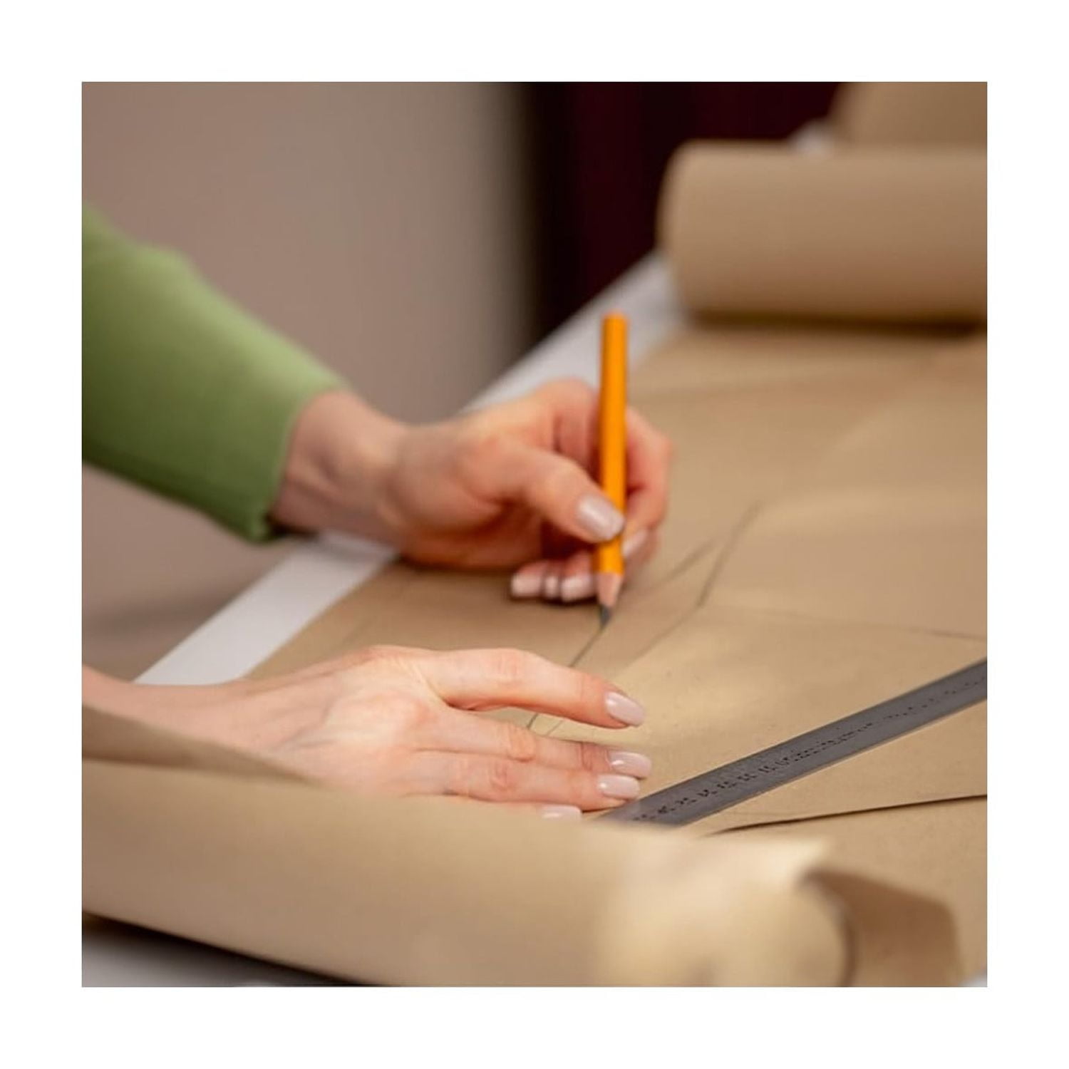 Butcher Kraft Paper Roll, 50 lbs, 48 Inches x 1000 Feet, Brown