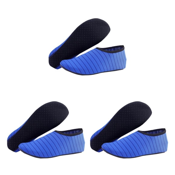Eigraketly 1 par de zapatos de playa antideslizantes de secado rápido calcetines descalzos deportes acuáticos surf zapatillas para niños adultos azul Type1 NO1 Eigraketly CBP218499