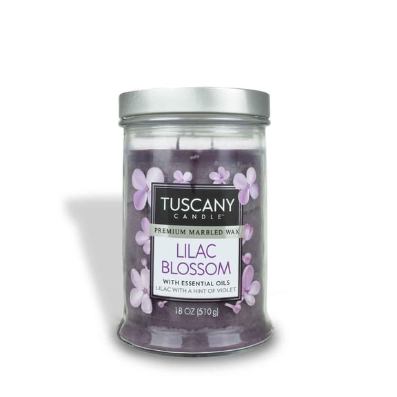 Lilac Blossom Long-Lasting Scented Jar Candle (18 oz)