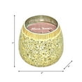 thumbnail image 2 of Sagebrook Home Glass Santal Mosaic Candle, 2 of 2