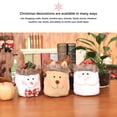 thumbnail image 3 of Toystoory Bolsas con cordón de Navidad Lindo Papá Noel Muñeco de nieve Elk Árbol de Navidad Decoración Contenedor Fleece Goodie Bag Holder Candy Kits de decoración para fiestas Alce Toystoory HA070034-03B, 3 of 6