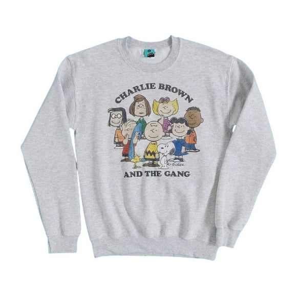 Peanuts  Adult Charlie And The Gang Sweatshirt