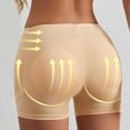 thumbnail image 5 of Daznico Womens Underwear - Plus Size High Waisted Shorts with Foam Padding for Enhanced and Lift Body Pants - Panties for Women,Color:Beige,Size:S, 5 of 6