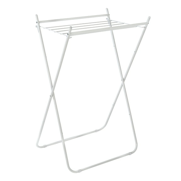 Honey-Can-Do Metal Folding Clothes Drying Rack, White