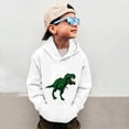 thumbnail image 2 of CONFREE Toddler Baby Boys Hoodie Long Sleeve Boys Pullover Hoodies Cartoon Dinosaur Warm Fall Winter Hooded Sweatshirt, 2 of 6