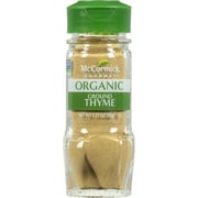 McCormick Gourmet Organic Ground Thyme, 1.25 oz Bottle