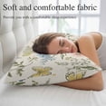 thumbnail image 5 of Wildflowers Pillow Covers King, Spring Flowers Plants Farmhouse Pastoral Soft Brushed Microfiber Breathable Throw Pillow Covers, Pillowcase with Zipper for Couch Sofa Bedroom Living Room 20"x36", 5 of 9