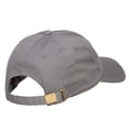 thumbnail image 4 of Hustle Veteran Embroidered Washed Cap - Grey OSFM, 4 of 5