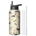 thumbnail image 4 of Pet Pattern Insulated Water Bottle with Paw Print - 18/8 Stainless Steel Construction & Copper Layer Technology, 4 of 6