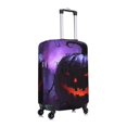thumbnail image 4 of Luggage Cover Anti Scratch, Halloween Purple Pumpkin Elastic Suitcase Protector Suitcase Covers for Luggage Fits 18-32 Inch Luggage, 4 of 6