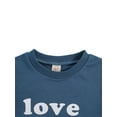 thumbnail image 5 of Jxzom Infant Toddler Boys Girls Crewneck Sweatshirt Love You More Letter Printed Long Sleeve Pullover Shirt Sweater Tops, 5 of 7