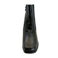 thumbnail image 2 of PEERAGE Lottie Women's Wide Width Leather Dress Ankle Boots BLACK 8, 2 of 6