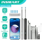 INSMART Ear Wax Removal, Ear Cleaner with 1080P HD Camera , Wirless Otoscope with 7 Pieces Set for Ear Cleaning