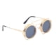 thumbnail image 5 of Retro Steampunk de sol Marco Redondo Gótico UV400 para Unisex gris dorado Zulema gafas de sol steampunk, 5 of 7