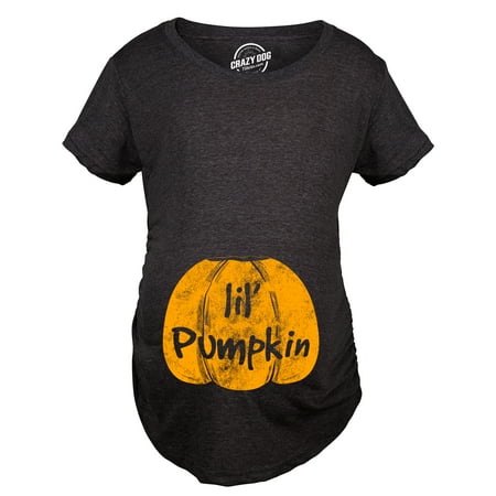 Lil Wayne Ladies Tee - Maternity Lil Pumpkin Pregnancy Fall Baby Halloween Cute Baby Shower Gift