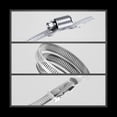 thumbnail image 5 of Hose Clamp Stainless Steel DIY Clamp Hose Clamp Pipe Hose 9.84Ft Adjustable Band with 10 Pieces Attachment, 5 of 5