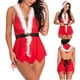 thumbnail image 4 of Sujetador de ropa interior de encaje sólido de Navidad para mujer, lencería, conjunto de pijamas de juego de roles Fridja nalpqowj42296, 4 of 9