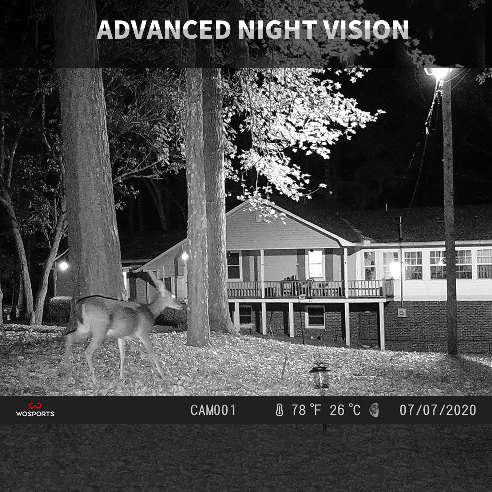 GEVSYUE Mini Trail Camera 24MP 1080P Waterproof Infrared Digital Hunting Game Camera