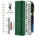 thumbnail image 1 of WHEANG Password Book – Internet Address & Password Organizer With Laminated Alphabetical Tabs – Password Journal – Hardcover Medium Size 6.1x4.8”, 1 of 9