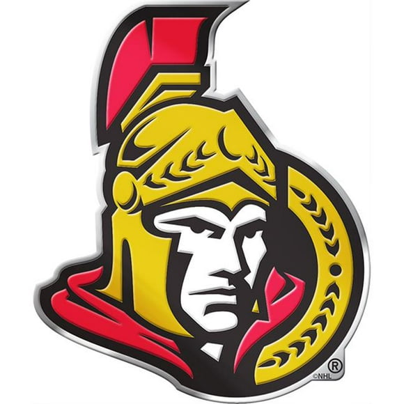 4 x 3 in. Ottawa Senators Color Emblem 3