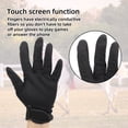 thumbnail image 4 of Guantes Para Montar A Caballo, Guantes Negros Para Montar A Caballo, Absorción De Impactos Respetuosa Con La Piel Para Hombres Para Exteriores, 4 of 7
