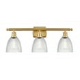 thumbnail image 1 of Innovations 516-3W-SG-G382-LED Castile 3 Light Bath Vanity Light part of the Ballston Collection, Satin Gold, 1 of 1
