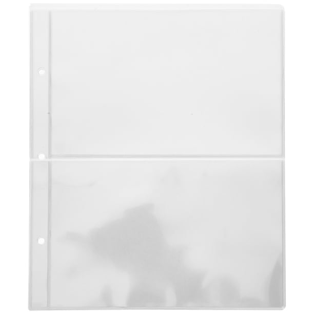 BRIGHTFUFU 1 bolsa transparente para billetes, fundas para billetes conmemorativas.