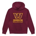 thumbnail image 2 of Toddler Outerstuff  Burgundy Washington Commanders Back to Basics Hoodie, 2 of 3