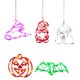 thumbnail image 3 of Decoraciones de Halloween para Interiores, Paquete de 5 Luces de Halloween (Calabaza, Fantasma, Murciélago, , Gnomo), Decoración de Halloween Que Funciona con Pilas, 3 of 7