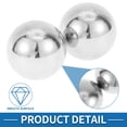 thumbnail image 4 of 42.9mm Bearing Ball Bearing Steel G40 Precision Ball Silver Tone 2 Pcs, 4 of 7