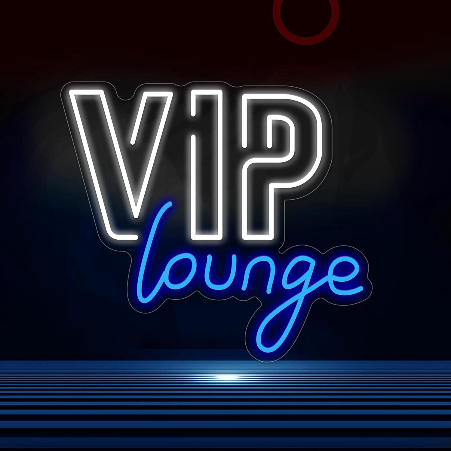 VIP Lounge Neon Signs for Wall Decor, VIP Neon Lights Signs for Room Decor, Led Light Up Sign with USB Powered for Bar, Hotel, Cafe, VIP Room, Home Decoration