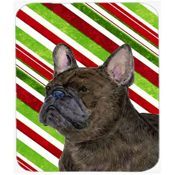 Carolines Treasures  French Bulldog Candy Cane Holiday Christmas Mouse Pad
