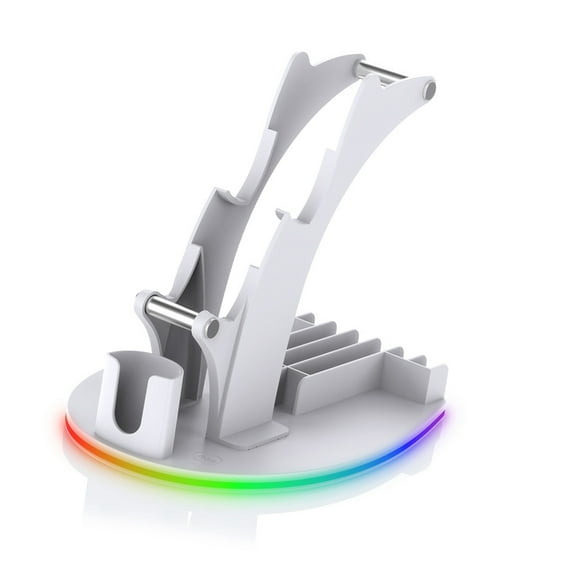 Zeiwohndc Gaming Console Holder Illuminated Shelf With Lights For Video Game Controllerss