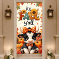 thumbnail image 4 of Festive Design Fall Banner Cute Cow Decoration Autumn Theme for Seasonal Celebration Farmhouse Decor Thanksgiving Party, 4 of 9