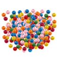 thumbnail image 2 of Paquete de 500 cuentas de madera redondas espaciadoras para manualidades, fabricación de joyas, adornos colgantes y proyectos hechos a mano para niños. 8mm, 2 of 9