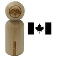 thumbnail image 1 of Canada Flag Rubber Stamp for Scrapbooking Crafting Stamping - Small 3/4 Inch, 1 of 7
