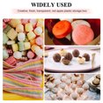 thumbnail image 4 of Miangastore 2pcs Kids Use Imitation Rattan Woven Basket Candy Storage Cart Shape Basket Party Supply, 4 of 9