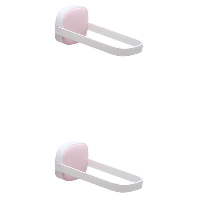 Perchero Inteprter organizador de almacenamiento de pared 2Conjunto rosa blanco