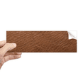 thumbnail image 1 of Brown Leather Design Rectangle Bumper Sticker Notebook Window Decal, 1 of 1