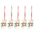 thumbnail image 4 of Colgante de Navidad, 5 piezas de muñeco de nieve de silicona, muñeco de nieve de Navidad, colgante para árbol de Navidad, adorno navideño, muy recomendado, 4 of 9
