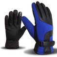 thumbnail image 1 of Gants à Écran Tactile Hiver Chauds Coupe-Vent pour Téléphone Intelligent, Gants Thermiques pour Randonnée, Conduite, Cyclisme, Course (Bleu), 1 of 5