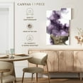 thumbnail image 5 of Elephant Stock Derive In Amethyst I Wall Art - Vertical Canvas Wall Art - Living Room Wall Decor - Abstract Canvas - White And Purple Decor By Daniela Hudson - 26" x 39", 5 of 8