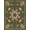 Green, Pattern 4, variant on ODIKA Neutral Boho Symmetrical Muted Tone Vintage Pastel Solid Chartreuse for Entryway, Kitchen, Mudroom, Stain Resistant Flatwoven
