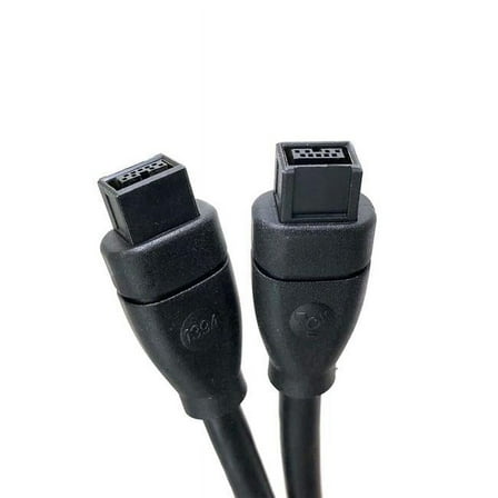 15 ft. FireWire IEEE 1394B 9P-9P Cable, Black