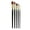 B, variant on Flat Tip Painting Brushes 5-Piece Set, Nylon Brushes for Oil and Acrylic Painting Beginner-Friendly Art Tools